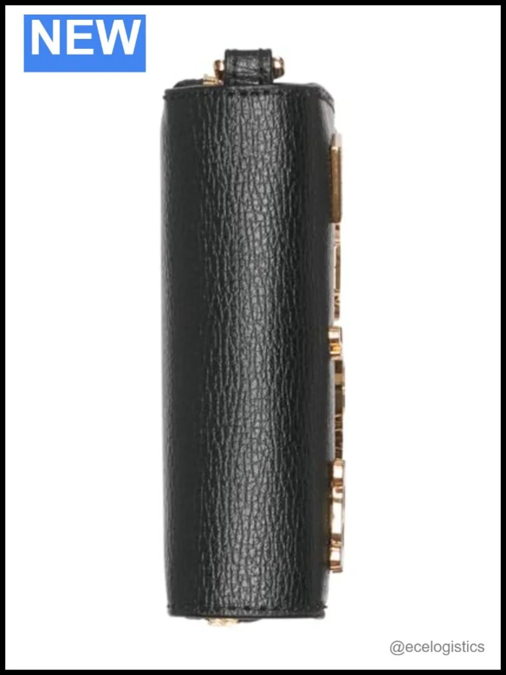 Genuine Leather Wristlet Wallet with Zipper Closure